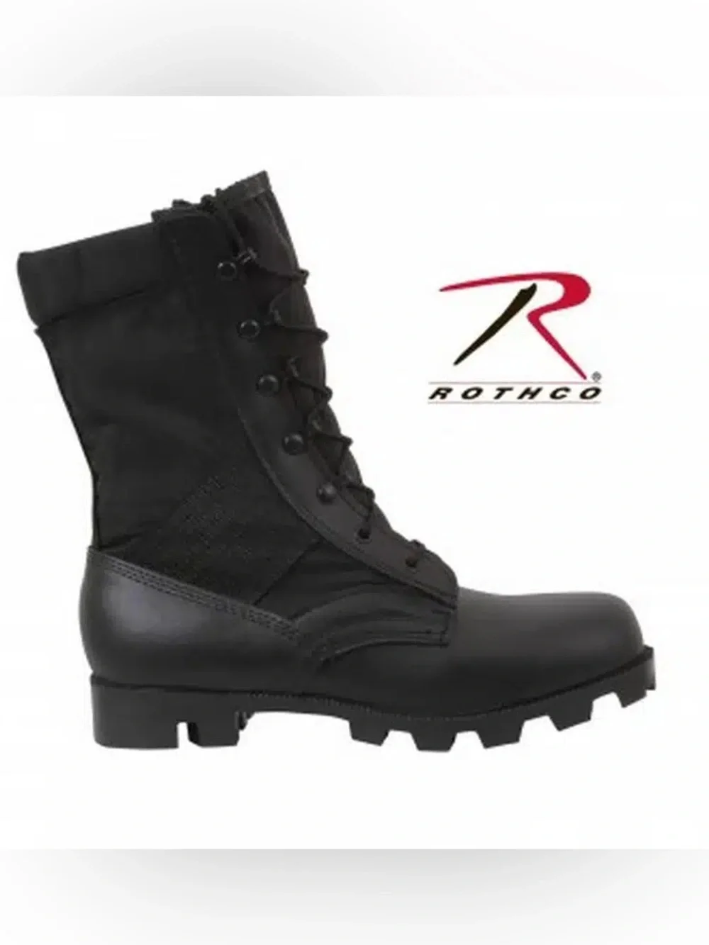 Rothco Men's Black Tactical Lace-Up Combat Boots size:15R